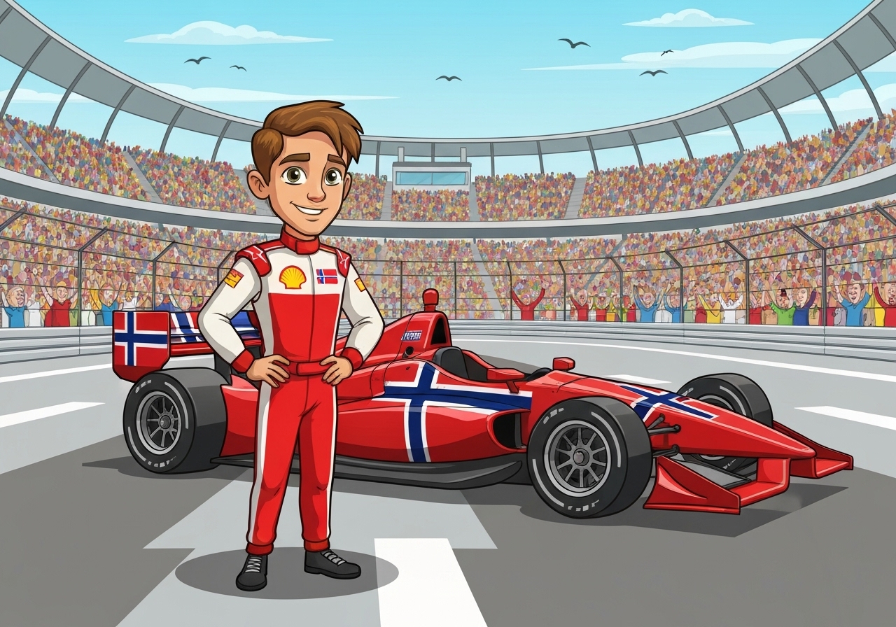 Dennis Hauger blir første nordmann i amerikansk IndyCar
