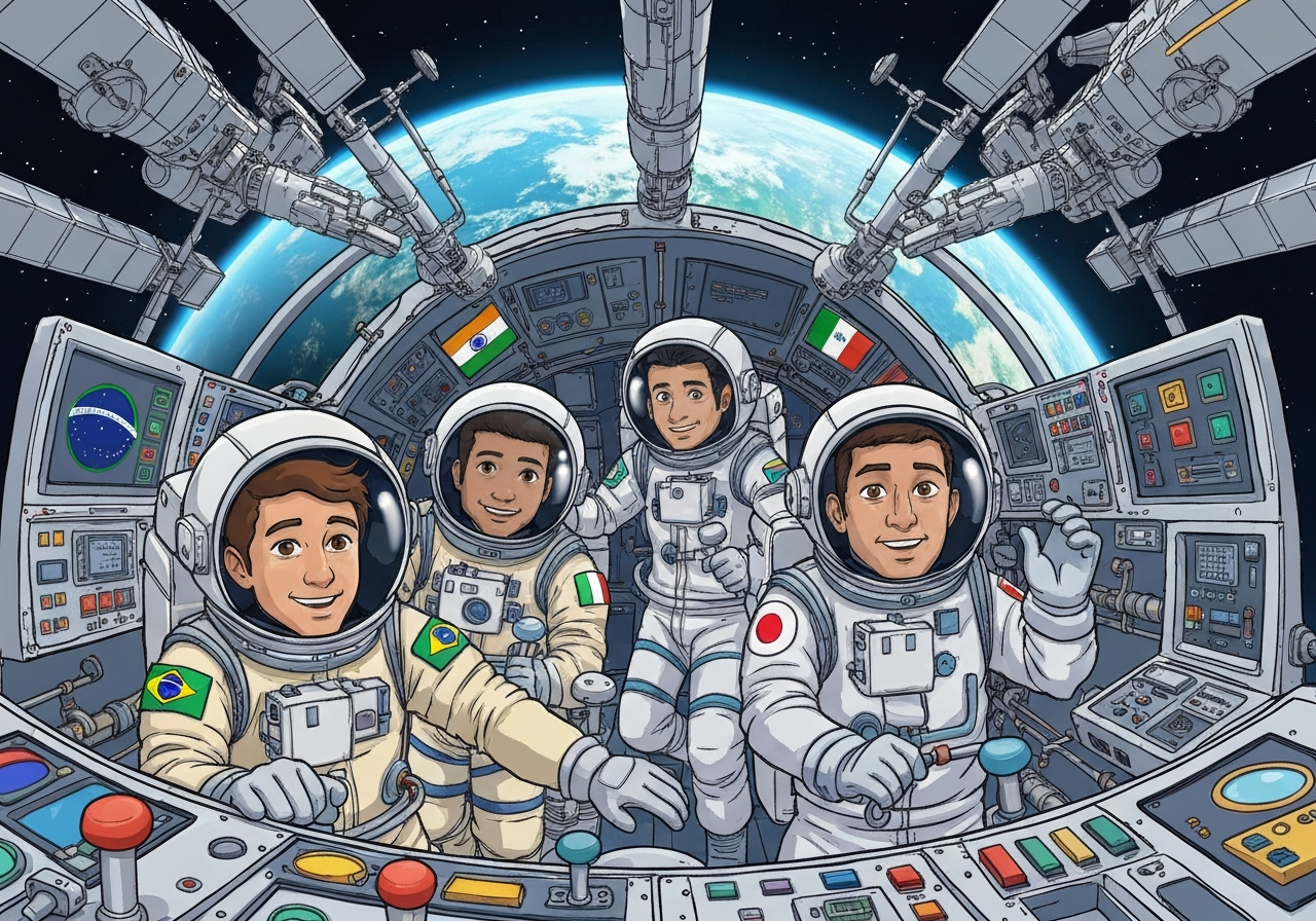 SpaceX sender fire astronauter til den internasjonale romstasjonen