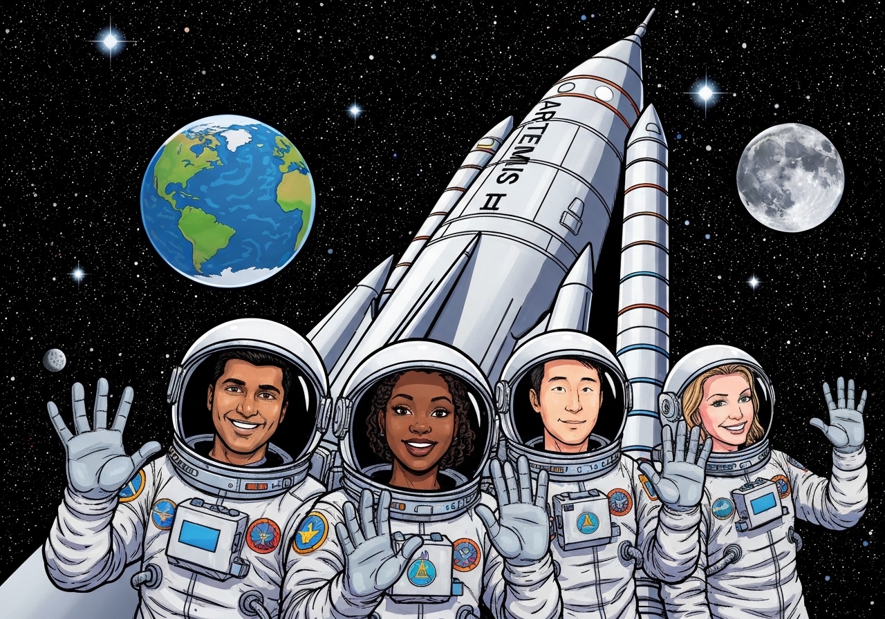 Artemis II: Mennesker reiser til månen igjen!