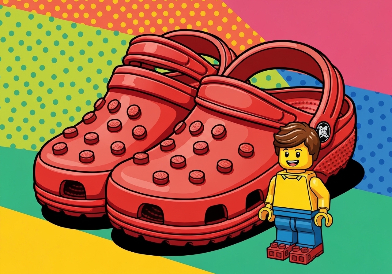 LEGO og Crocs lager sko sammen