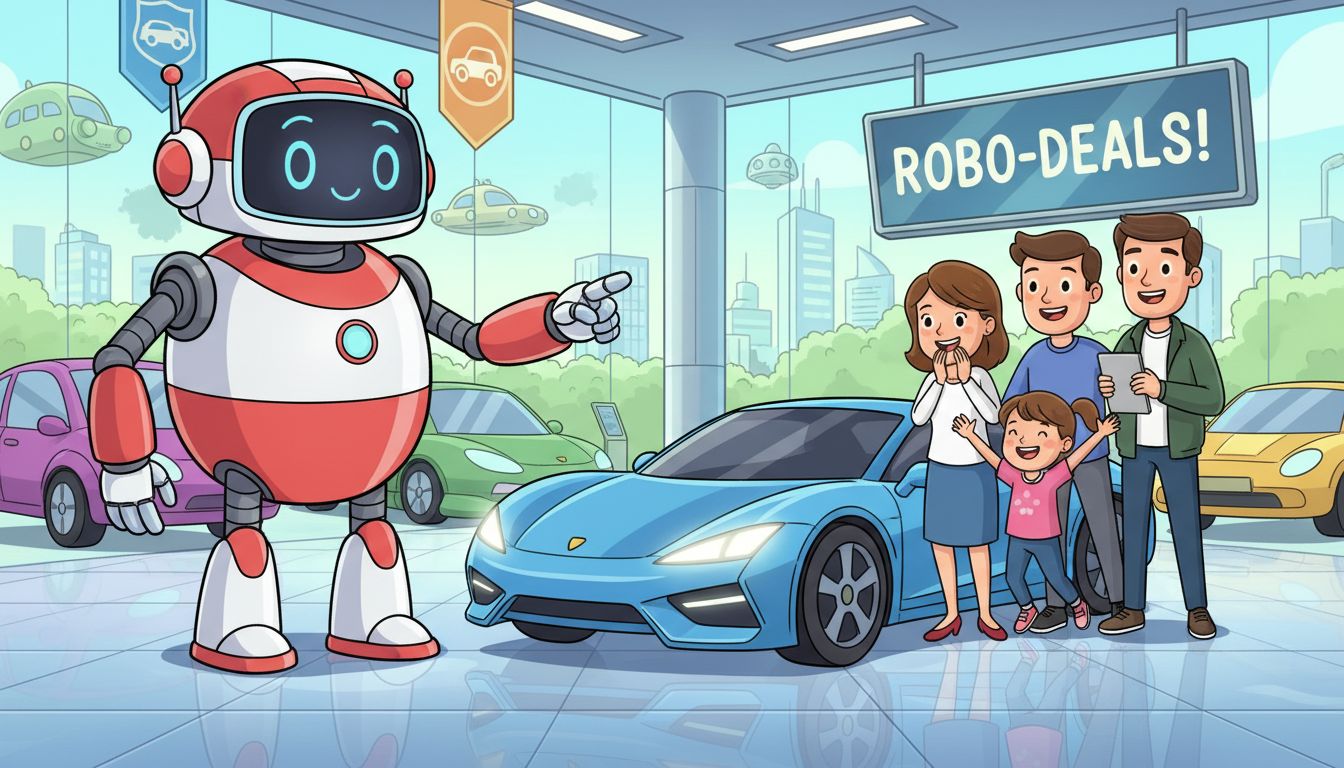 Roboter selger biler i Nederland