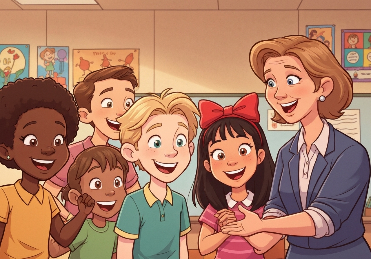 Elever i Ohio sprer glede med positiv video