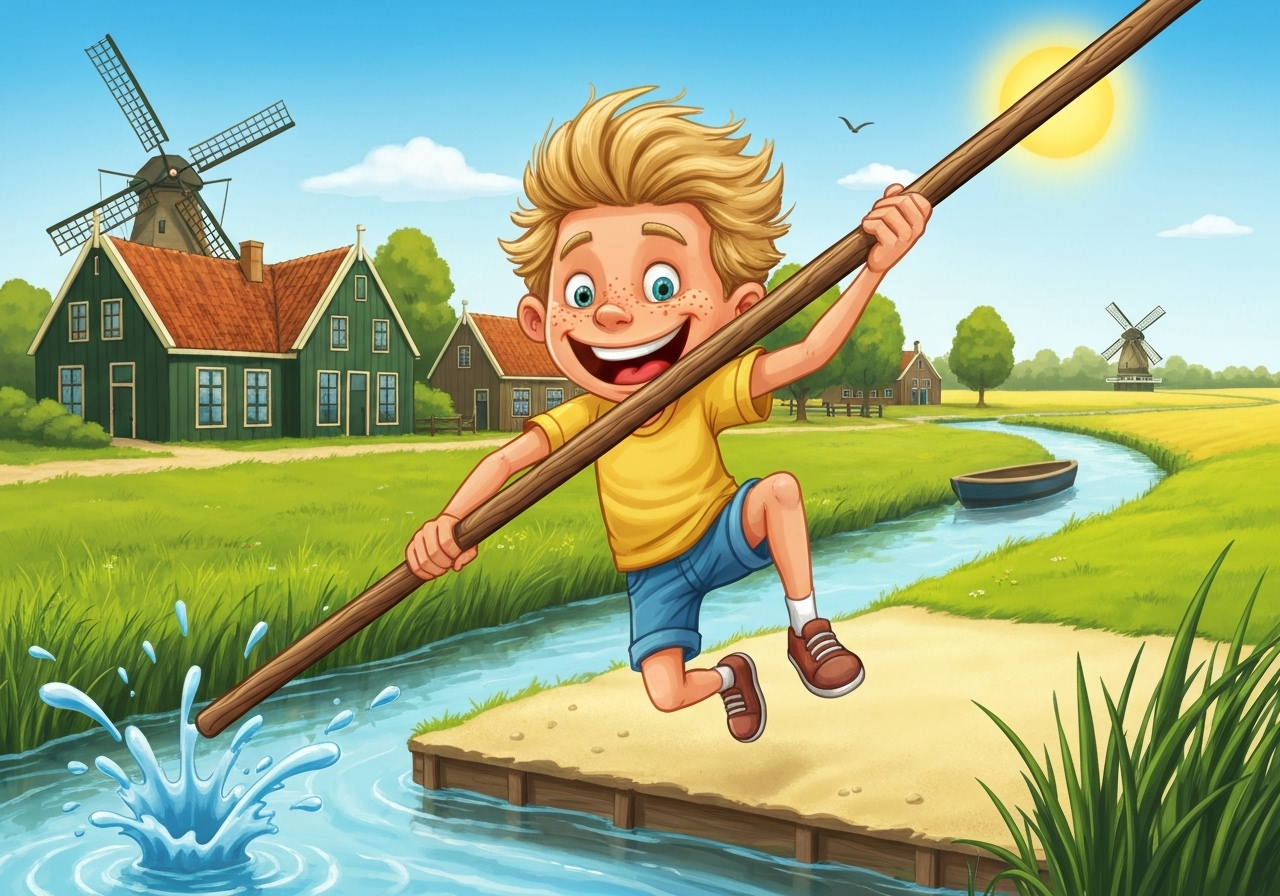 Fierljeppen: Den nederlandske sporten der du flyr over vann