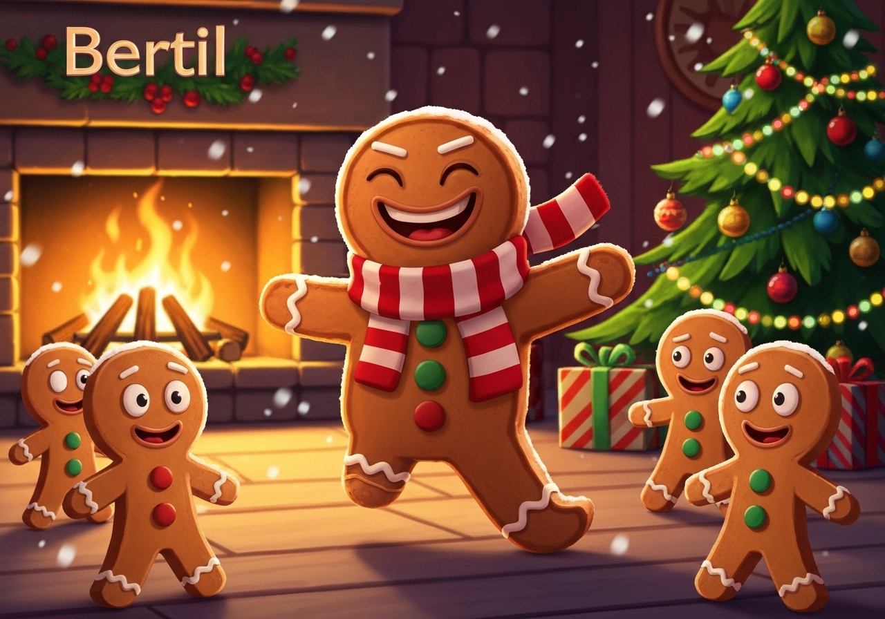 Hvorfor har pepperkaken Bertil bare ett bein?