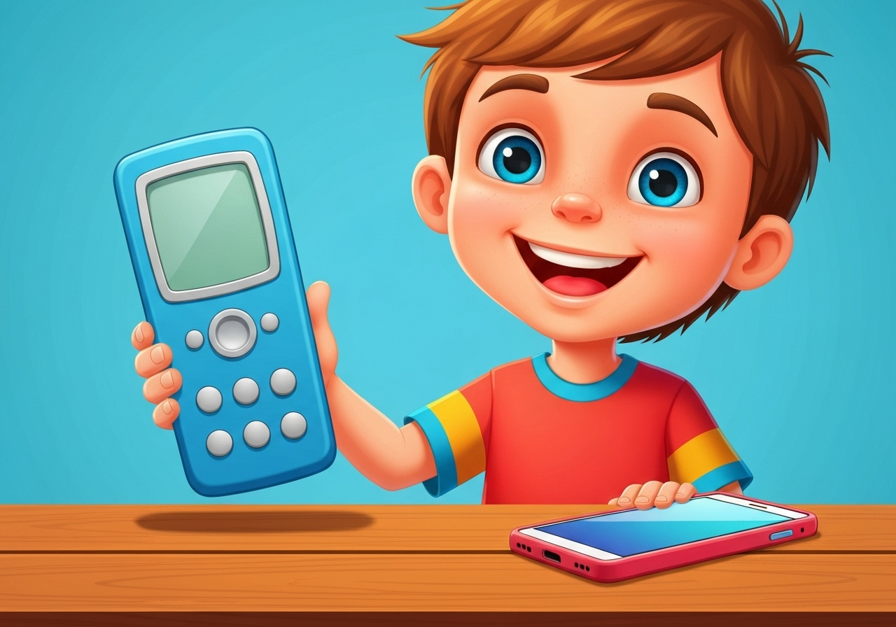 Hvorfor noen foreldre velger enkle mobiltelefoner til barna sine