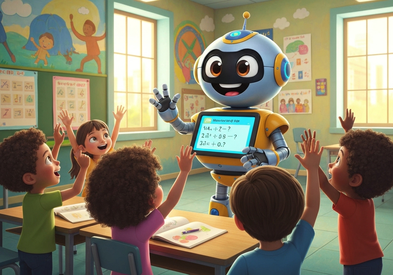 En ny venn i klasserommet: Robotlæreren